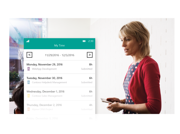 Microsoft Dynamics 365 Proje Yöneticisi zaman-giderler